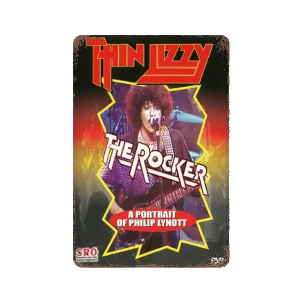 رقيقة ليزي العصابات ديكور معدني ملصق خمر تين تسجيل علامة معدنية لوحة الزخرفية لحانة بار رجل الكهف نادي الجدار الديكور #5