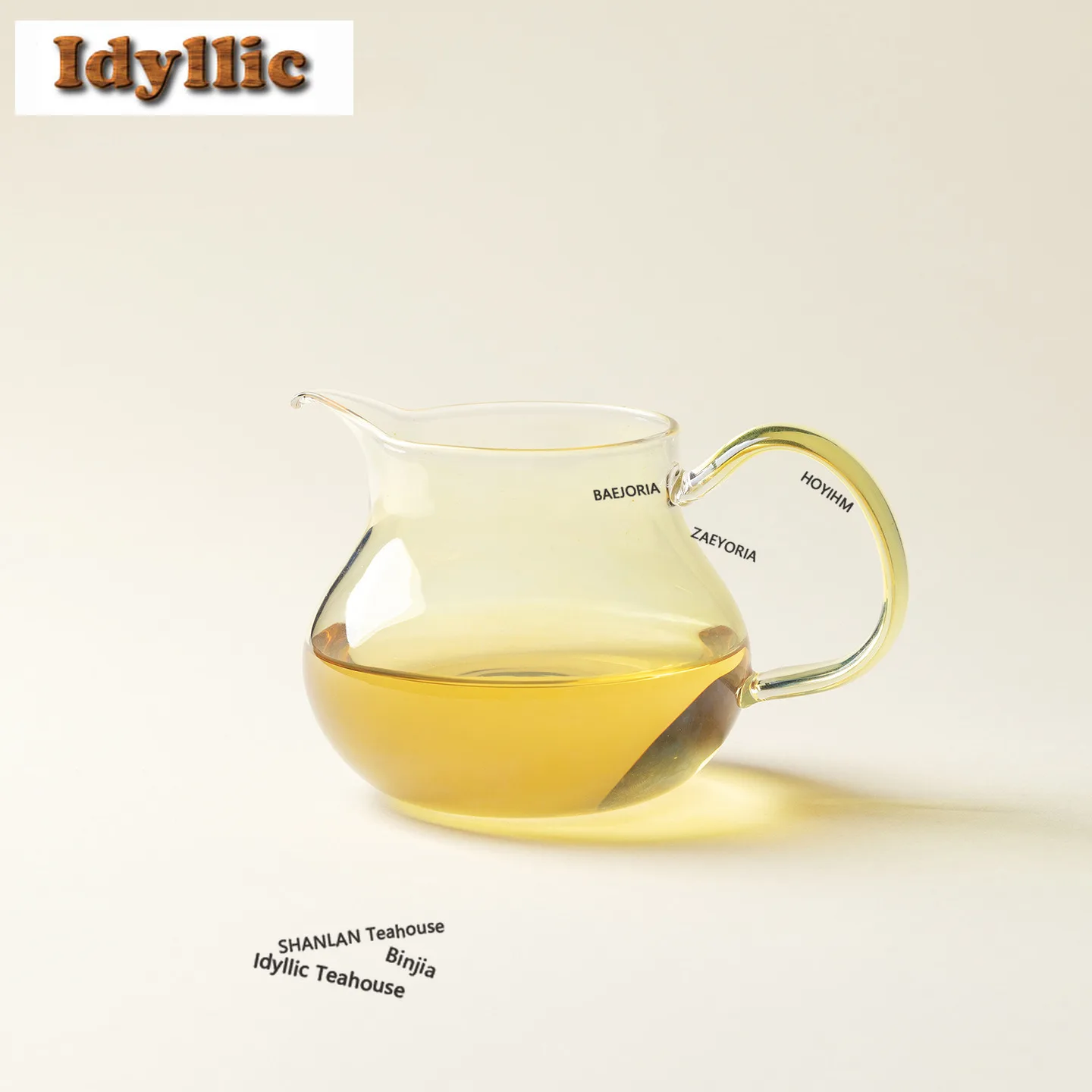 hoyihm-230ml-シャンパンゴールドガラスティーピッチャー-ティーディバイダー-チャハイディスペンサー-ジャスティスカップ-フェアマグ-ティーサービス-クラフトアクセサリー