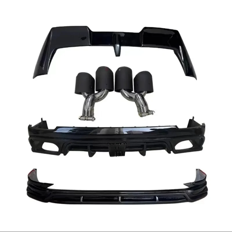 High Quality Gloss Black Body Kit Front Rear Lip Shovel Tail Wing Tail Throat For Chery Tiggo 8 Pro 2022-2024 Modified Accessori