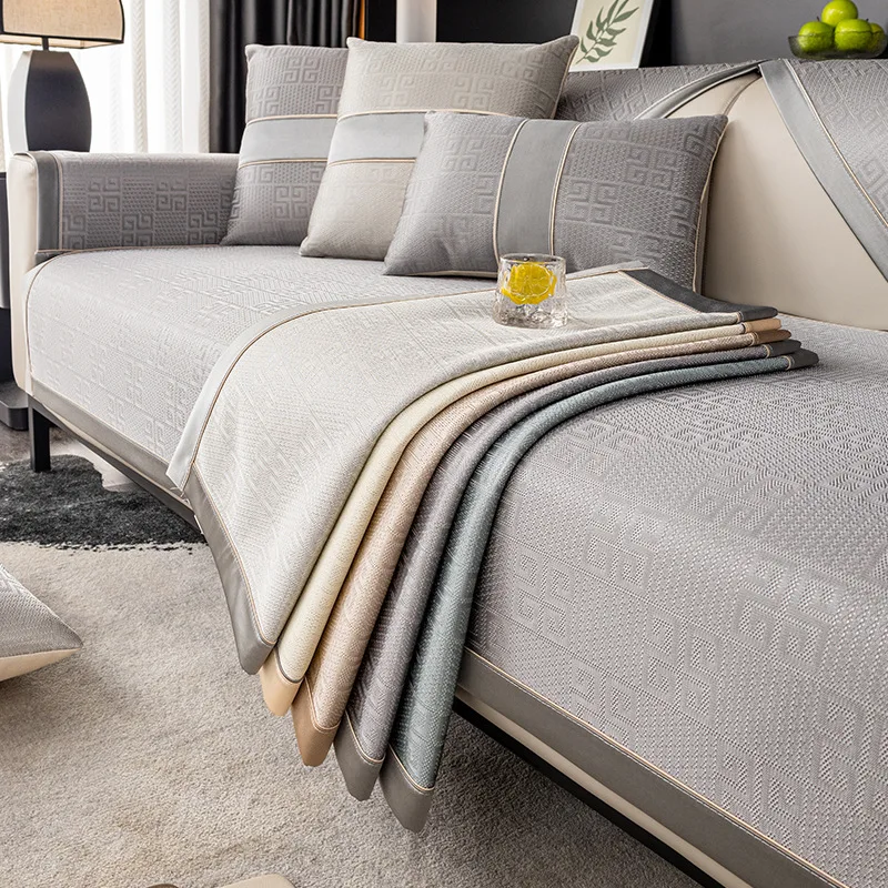 

Новая черная технология Ice Shreds, диванная подушка, дышащая и впитывающая пот, пылезащитный чехол для дома, гостиной, противоскользящий холодный коврик для сиденья