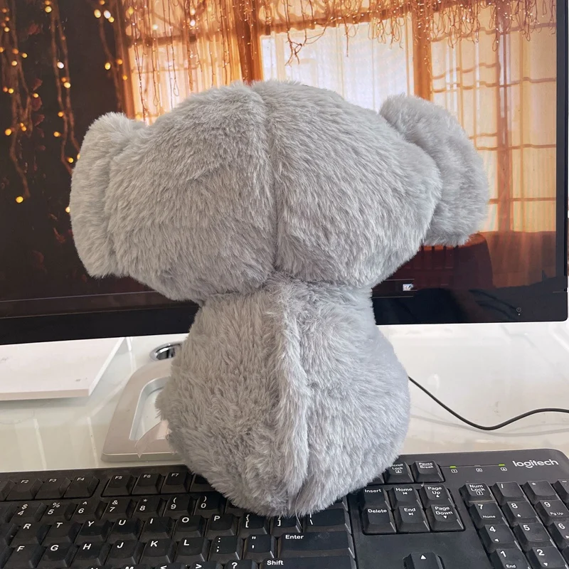 Koala Urso Boneca de pelúcia com luzes, Bonito sono Buddy Toy, Calmante Ansiedade Alívio Respiração, Calmante, Novo