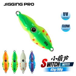 JIGGINGPRO 45g 60g SWITCH Jig Saltwater Fishing Bait Offshore Metal Jig Lure Sea Fishing Tackle