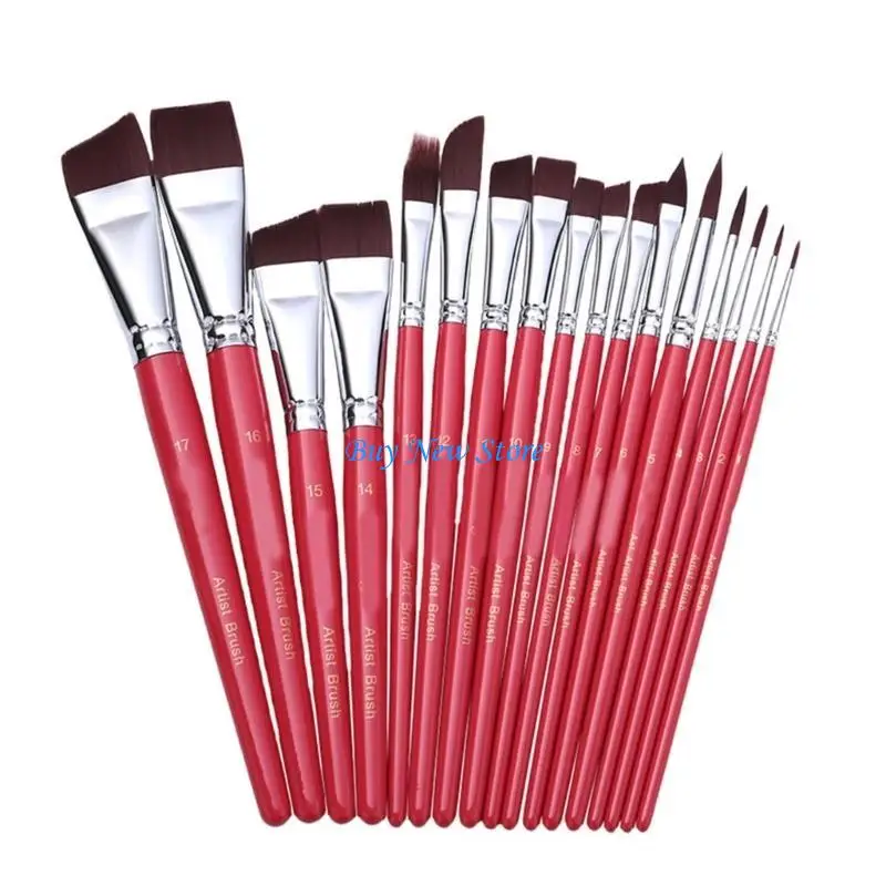 20CE 7/10/17 Chiếc Cọ Sơn Acrylic Tranh Màu Nước Bút Lông Nghệ Sĩ Bút Lông