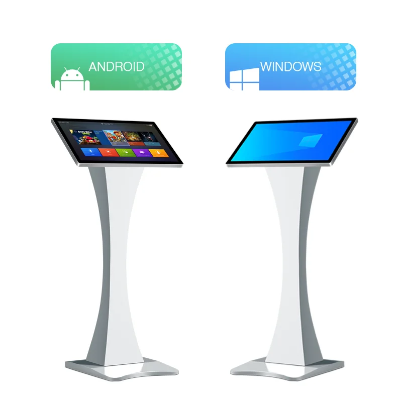 10/13/15/22/32/43/49/55/65 Inch Windows10 PC LCD Interactive Touch Screen  Kiosk for Retail Store & Shopping Mall SDK