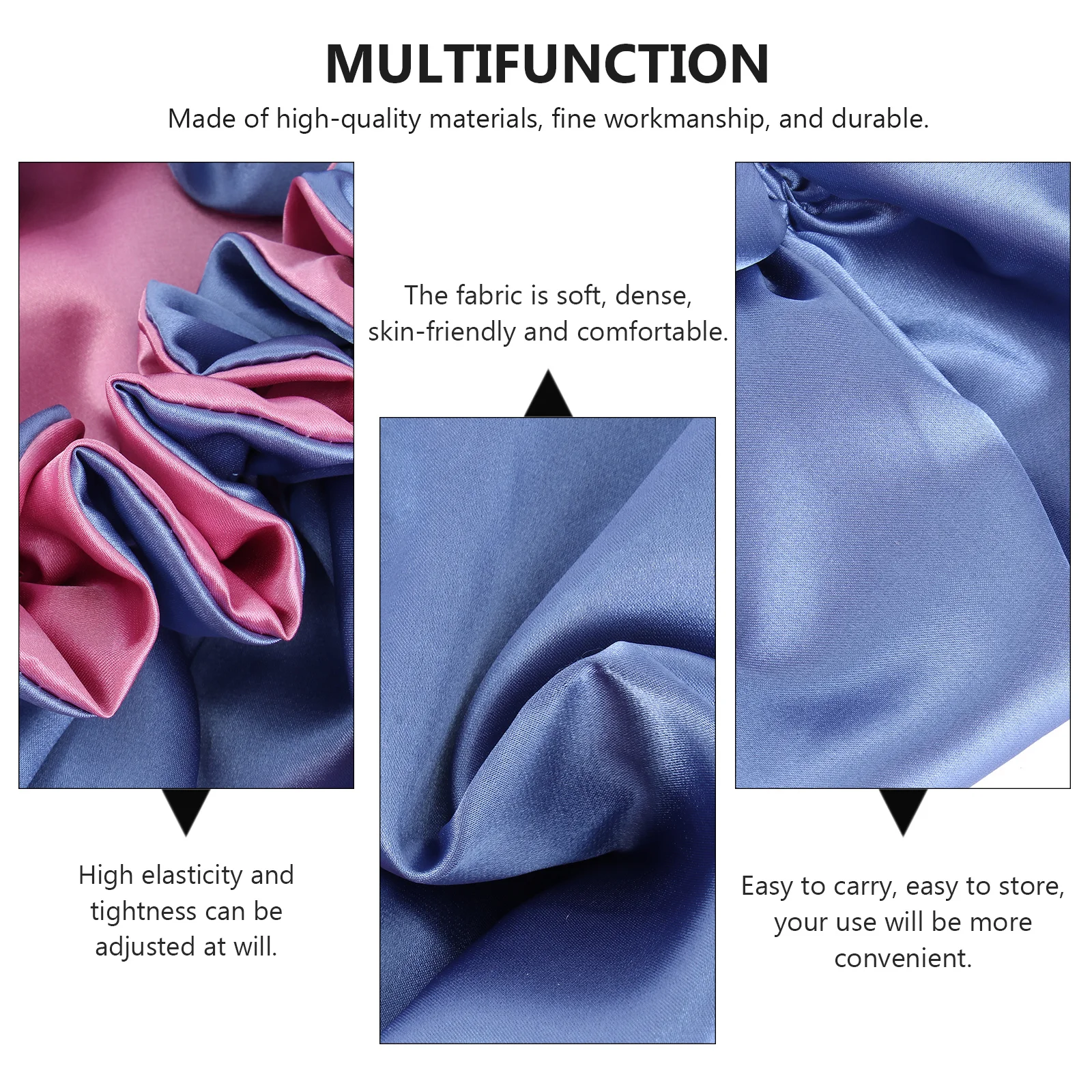 

Chemo Headwear for Black Shower Cap Women's Hats & Caps Bathing Simple Coverings Blue