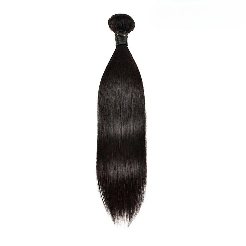 Echthaar-Webbündel in natürlicher Farbe/1 Stück für Damen, ideal für den täglichen Gebrauch, Partys, Hochzeiten, als schützende Haarverlängerung, weiche Textur, einfache Anwendung. – Detail 5