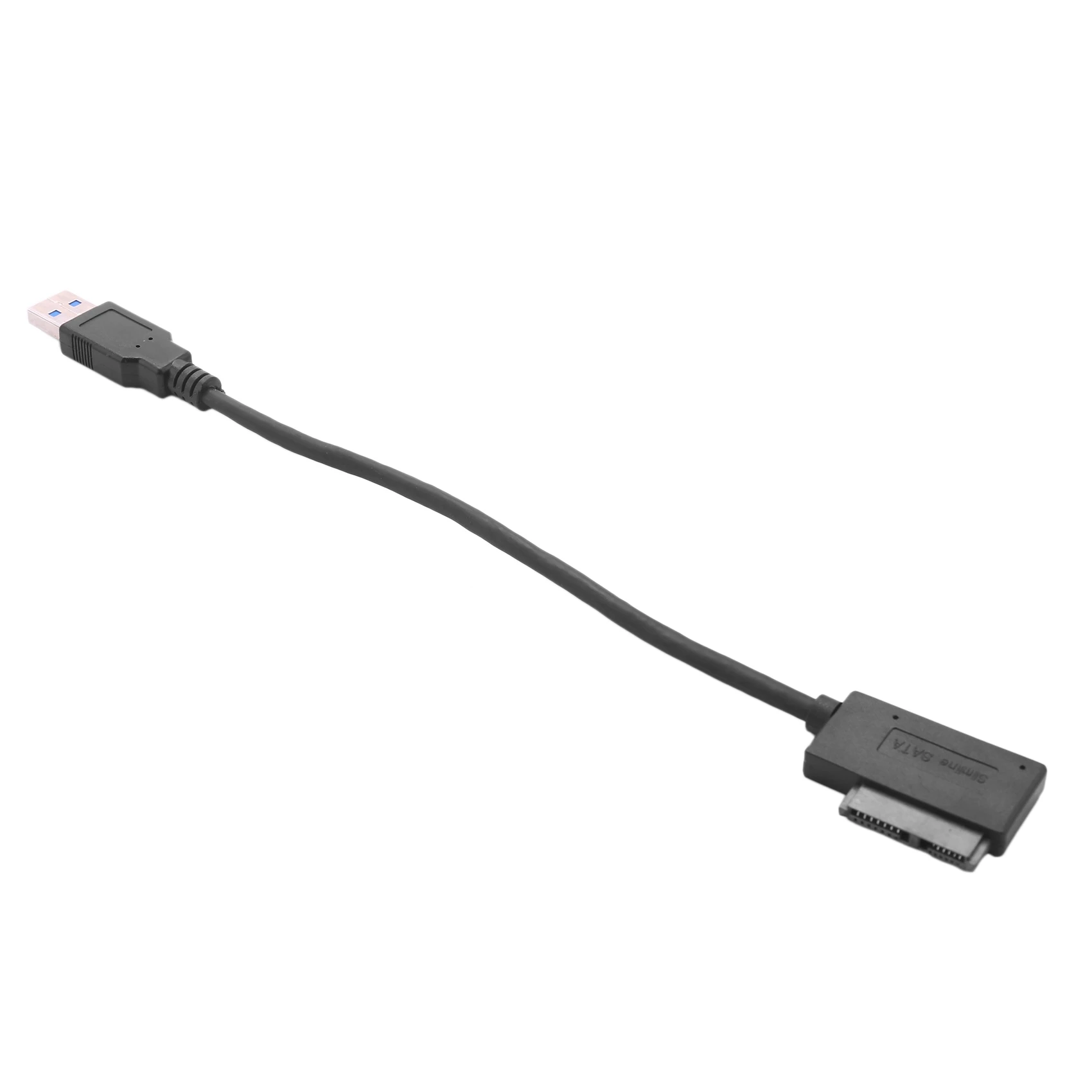 2X USB 3.0 To 7+6 13Pin Slimline SATA Laptop CD/DVD ROM Optical Drive Adapter Cable