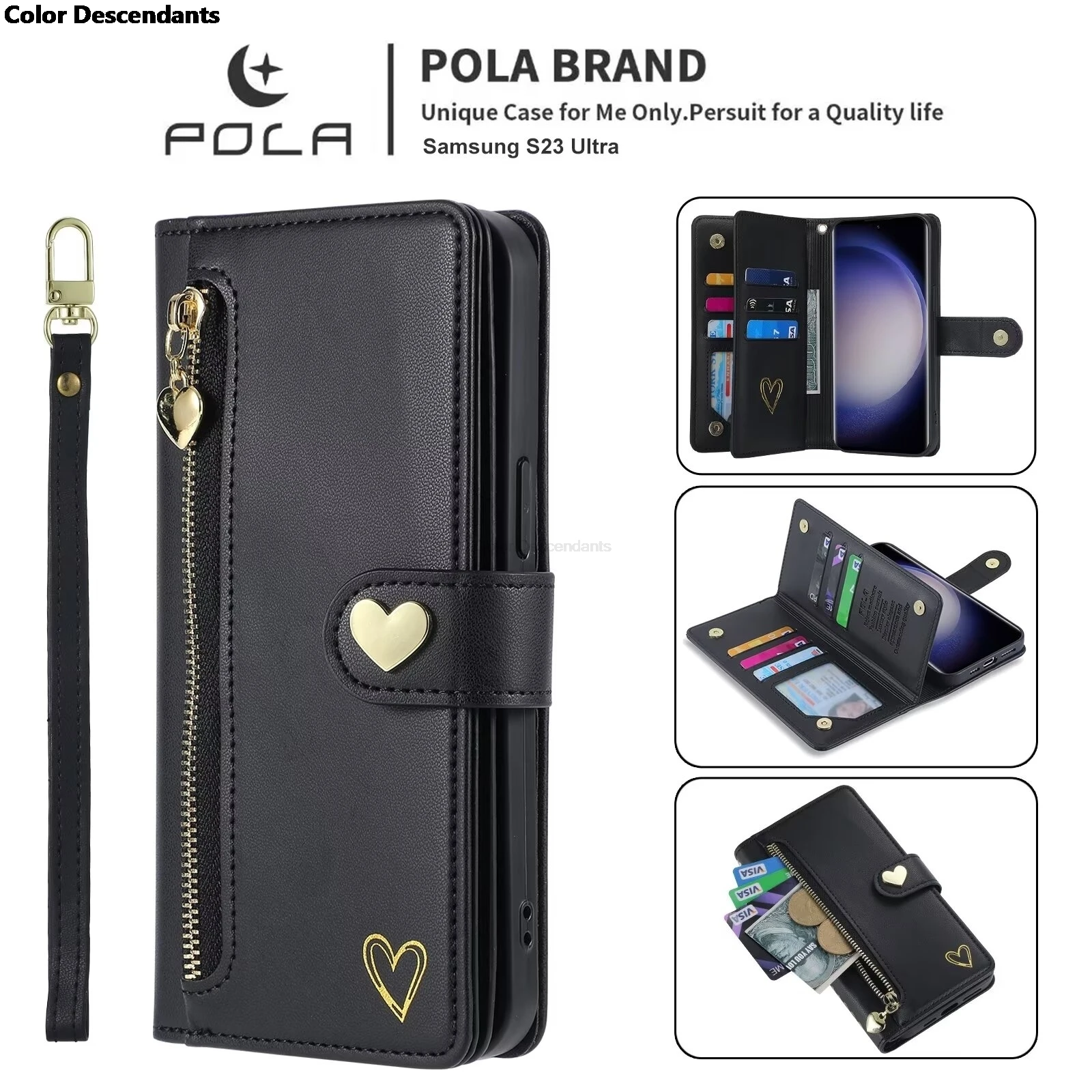 Zipper Wallet Case For Tecno Pova 5 Pro Leather 360 Protect Funda For Tecno Pova Neo 3 Case Pova4 Pro 3 2 5 Luxury Book Cover