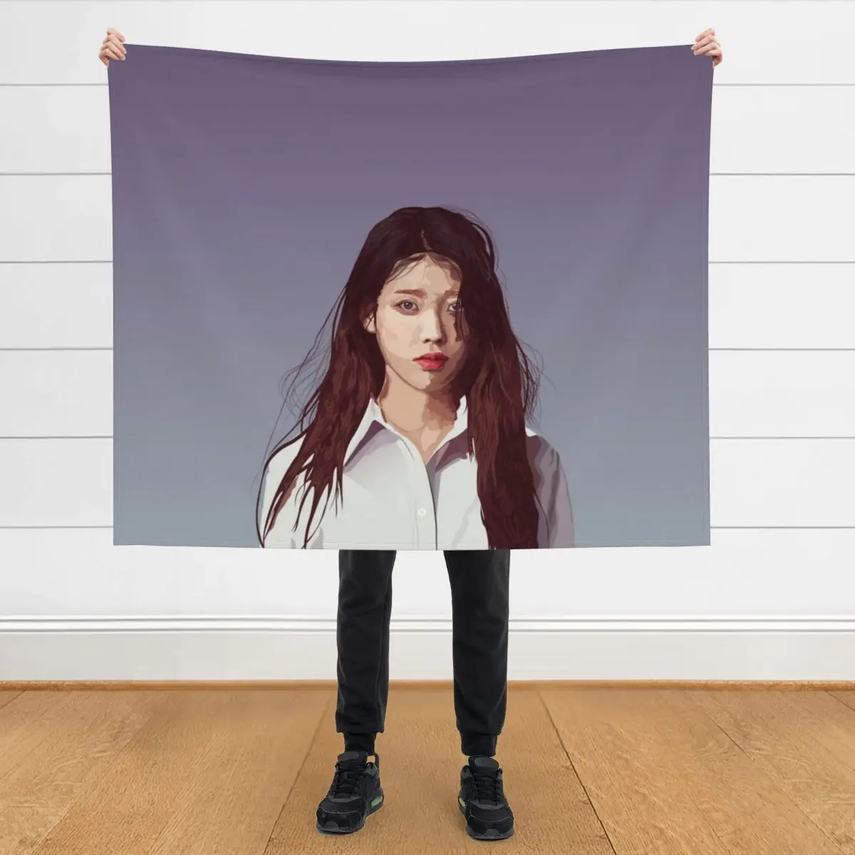 

IU (Lee Ji Eun)  Lilac Album Portrait Throw Blanket Summer Beddings Thermals For Travel Kid'S Quilt Blankets