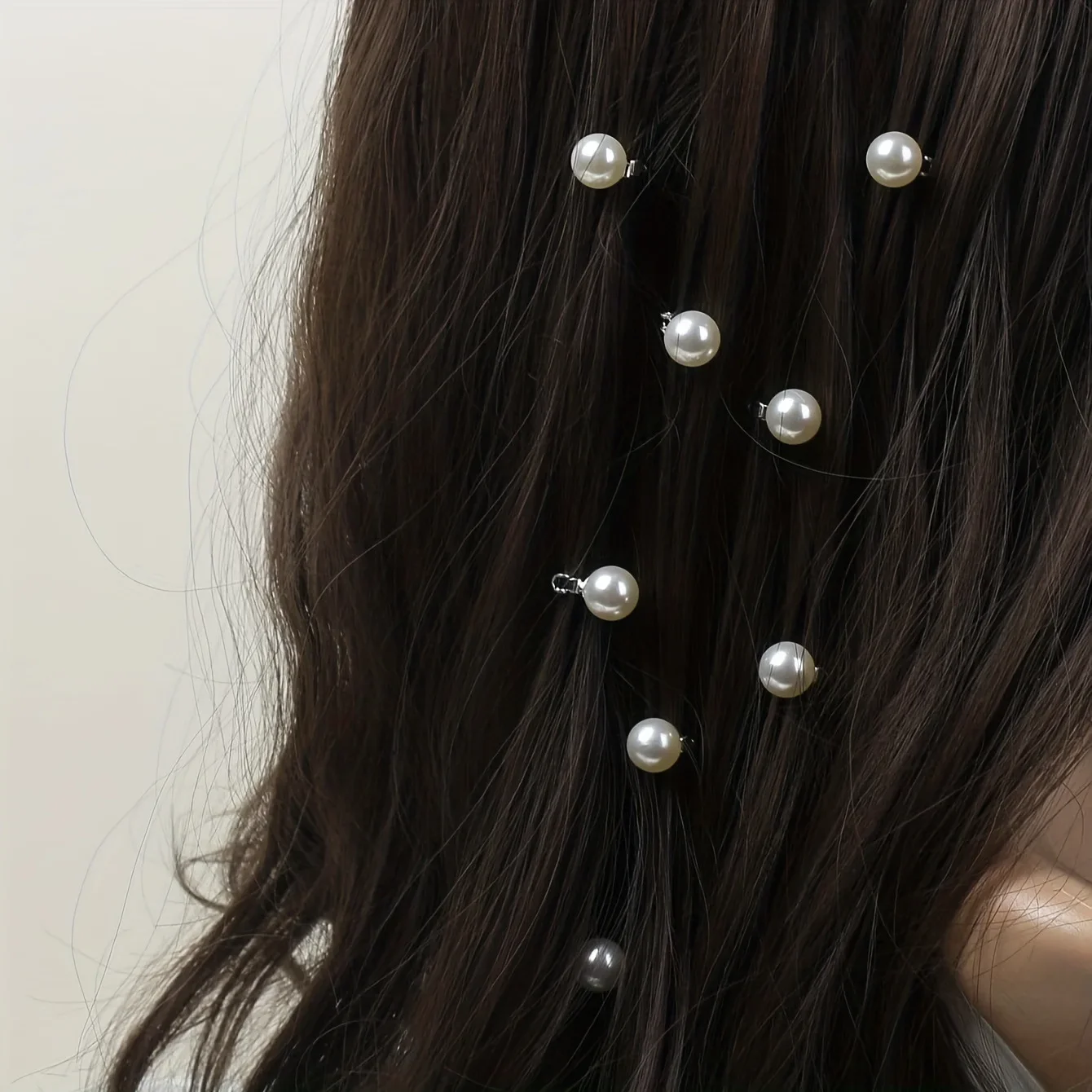 

10Pcs Popular DIY Hair Rings For Braids Imitation Pearl Braid Hair Clip Accessories Jewelry Hair Braids