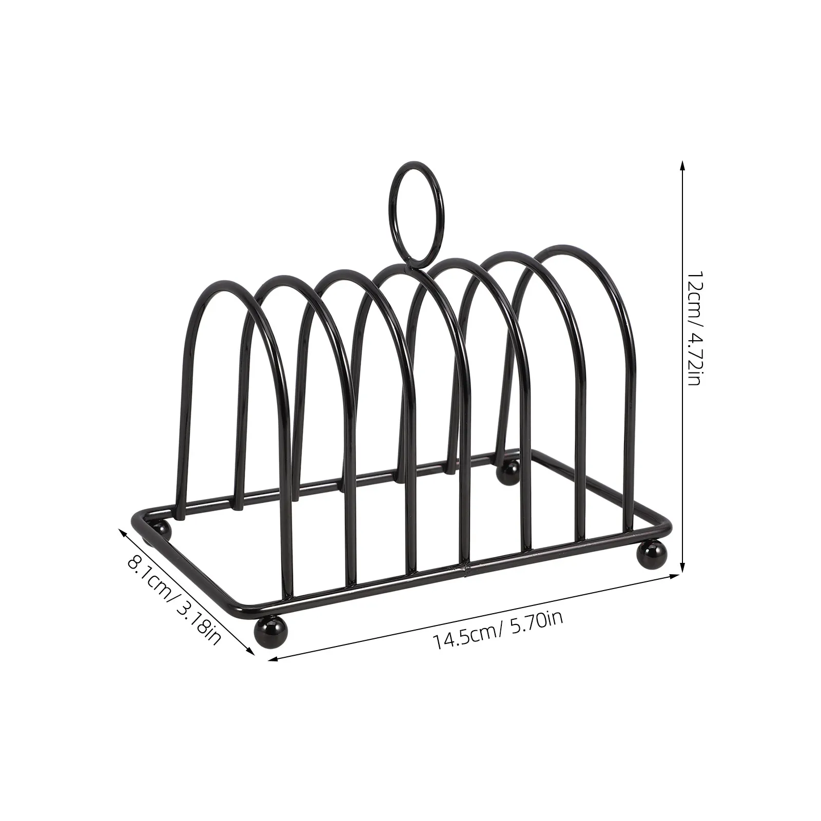 Stainless Steel Multi-Functional Bread Holder Toast Rack with Independent Compartments for Toast Slices Cooling Baking Kitchen