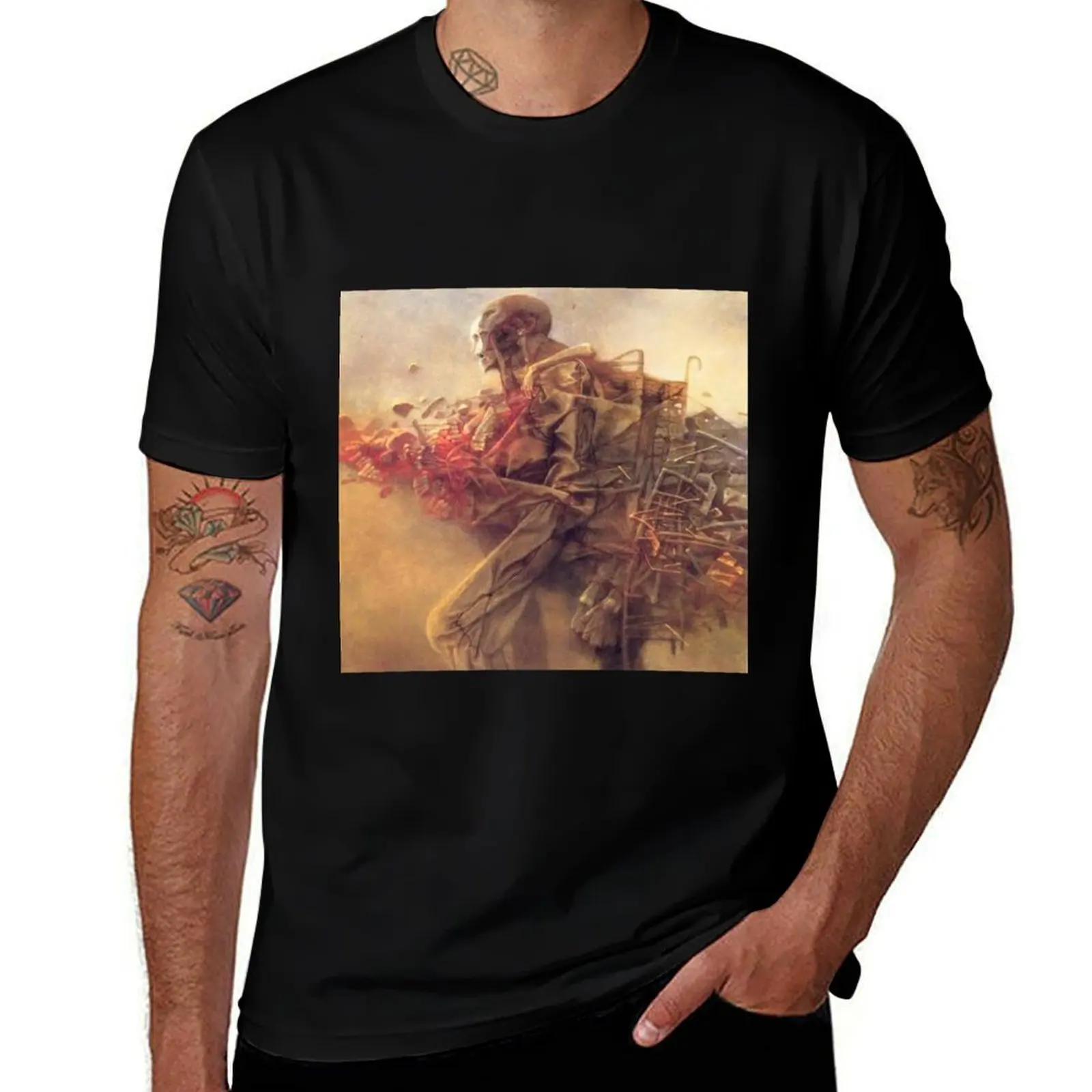 

zdzislaw beksinski T-Shirt anime figures new gifts and t-shirts hippie clothes Short sleeve tee mens funny t shirts