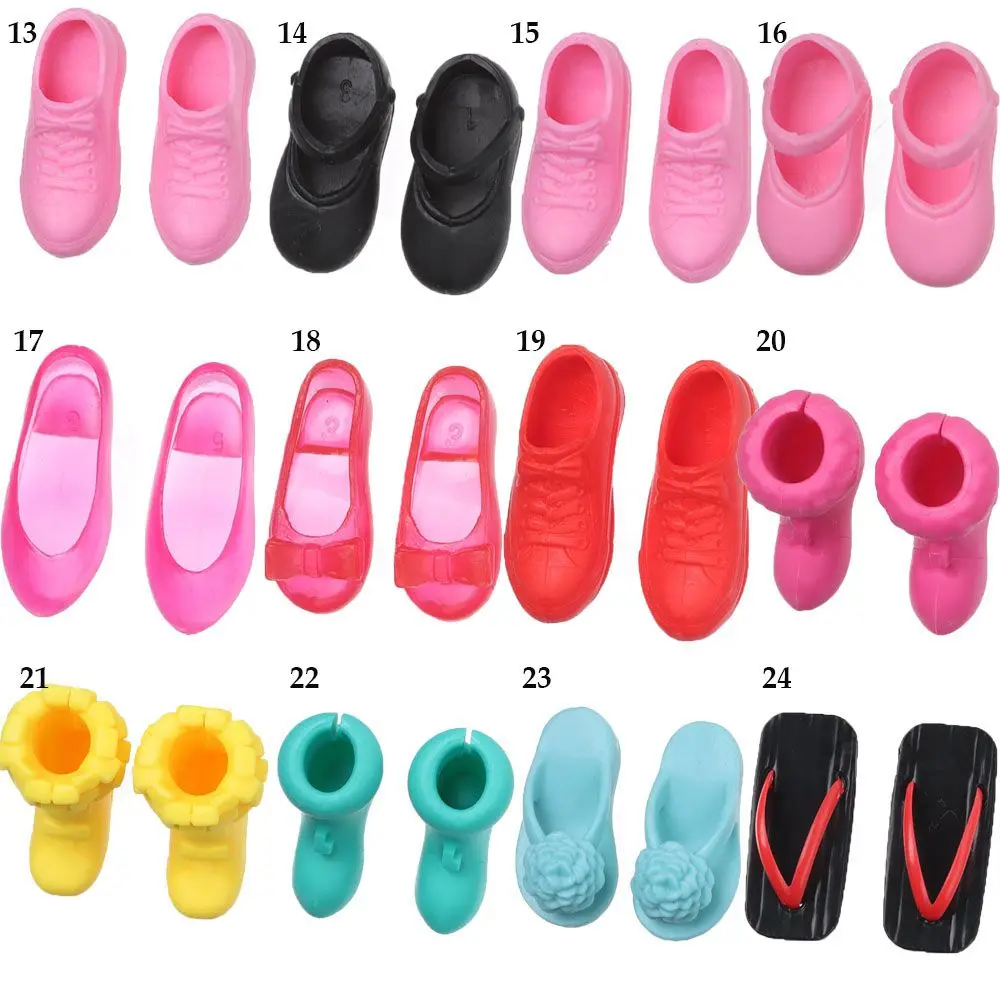 Plastic Fashion Female Accessories Doll Shoes High Heels Shoes 1/6 Dolls Boot