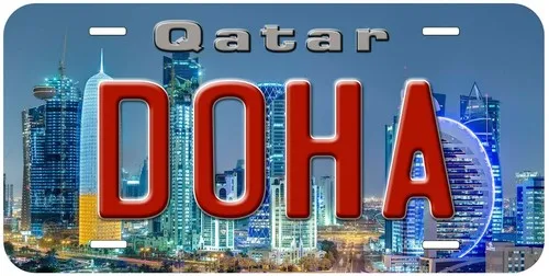 قطر دوها QD01 لوحة ترخيص السيارة الجديدة #1