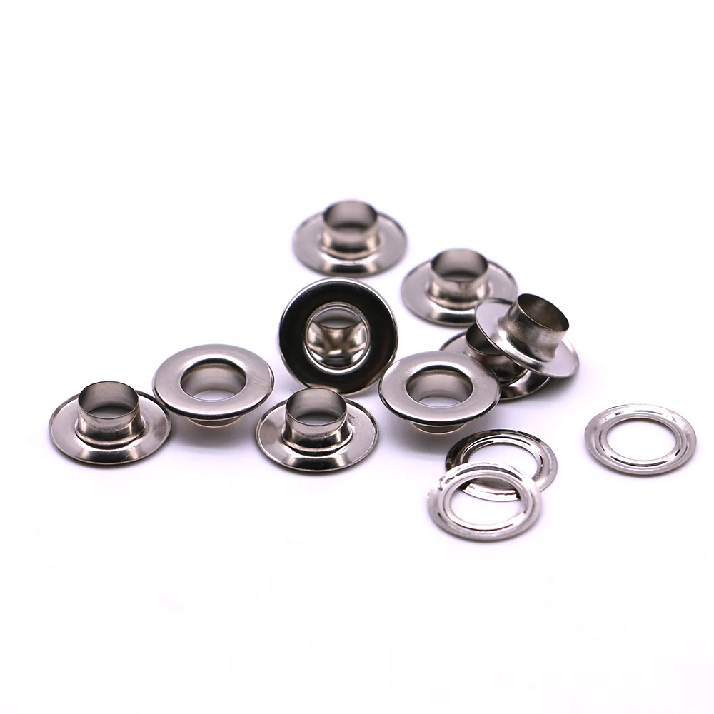 Pure copper electroplating eyelets with washers grommet, inner diameter, 7.2/10/12mm