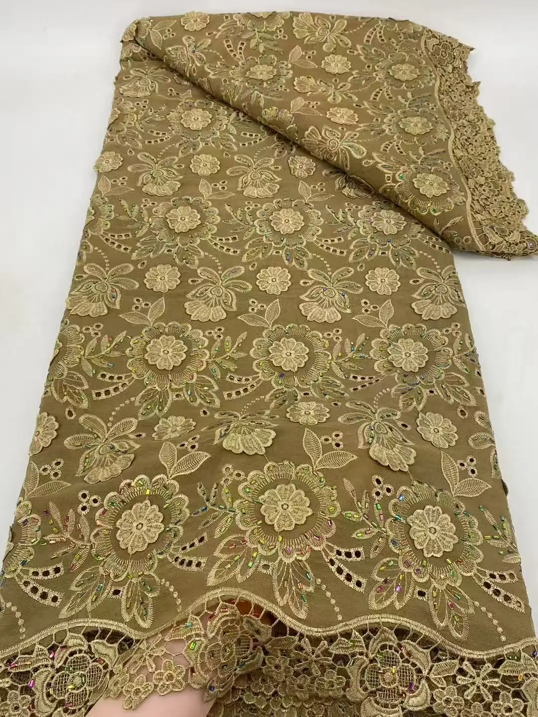 Французский гипюровый шнур, кружевная ткань с камнями, новейшая красочная африканская водорастворимая кружевная ткань для женщин, материалы для платьев