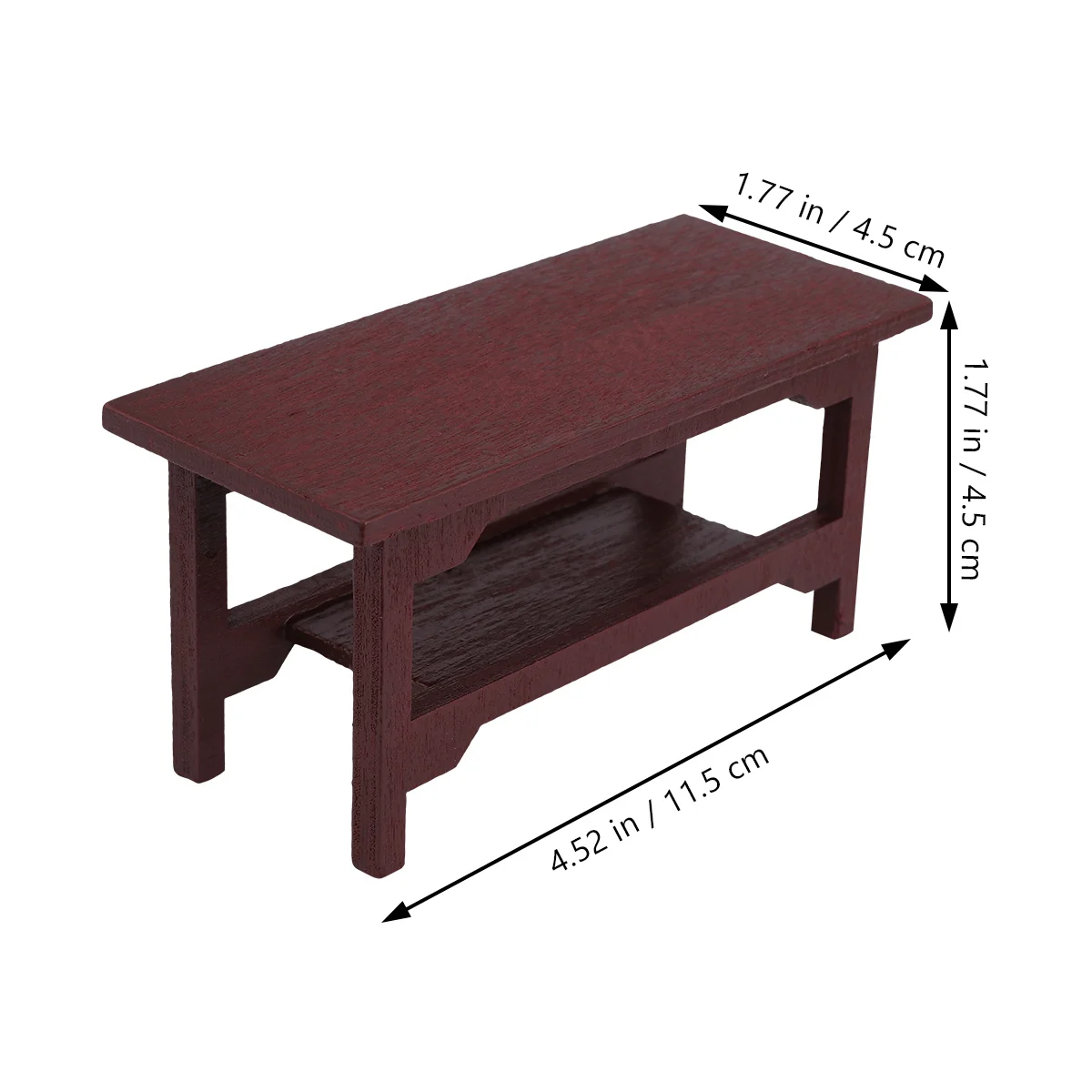 Mini escritorio de madera de estilo chino para decoración del hogar, juegos de muebles, microadornos para paisajismo, dormitorio, sala de estar, 2 uds.