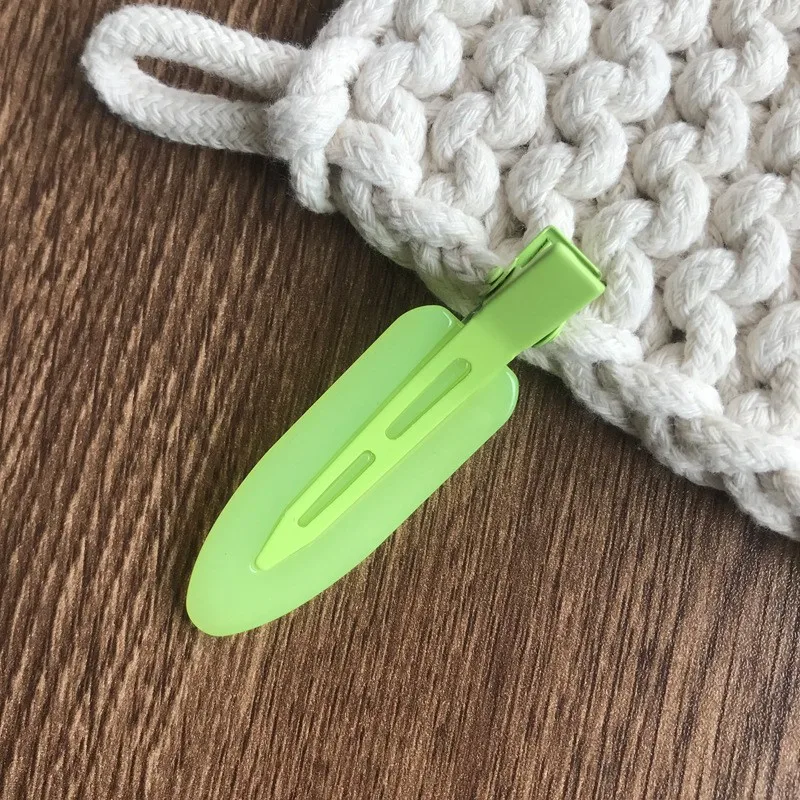 2 teil/los bunte nahtlose Haarnadel profession elle Styling Friseur Make-up-Tools spurlose Haars pangen für Frauen Mädchen Kopf bedeckung – Detail 5