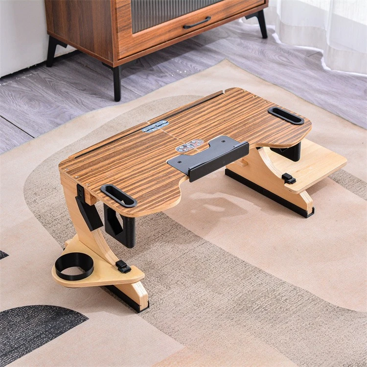 Computer Desk Ergonomic Lap Desk Home Office Furniture Adjustable Desk Bed Table Laptop Folding Table Aluminum Alloy Standing