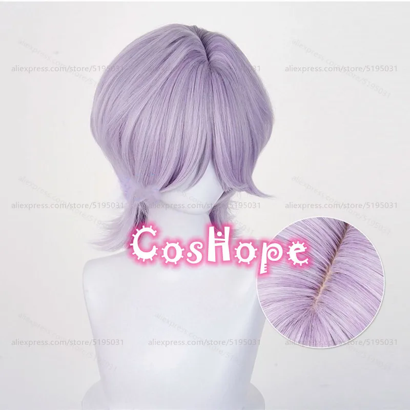 Saja Boys Mystery Cosplay Wig Purple Mixed Wig Heat Resistant Synthetic Wigs for Halloween Carnival Costume