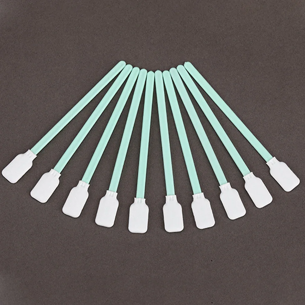 100pcs/Bag Nonwoven Cotton Swab Anti-static Cleaning Q-tips Strong Absorbent Fiber Laser Machine Focus Lens Protection Windows