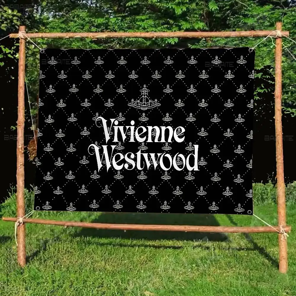 Fashion V-VivienneS-S Westwood Large Size Shop Art Promotion Advertising Booth Flag Hanging Banners