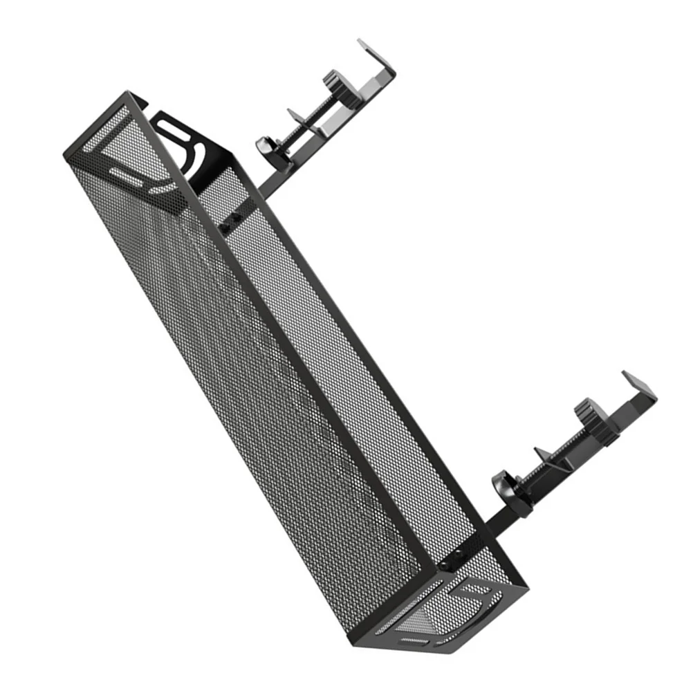 

Under Desk Cable Management Tray Metal Grid Organizer for Wires Chargers Keyboard Cables Compact Strong Load Bearing Desk Wire