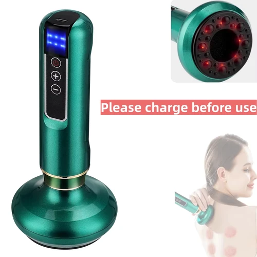 Imagen 1 del producto Masajeador de ventosas magnético recargable, máquina de succión de grasa para celulitis de mano para esculpir el cuerpo, masaje de vientre y celulitis