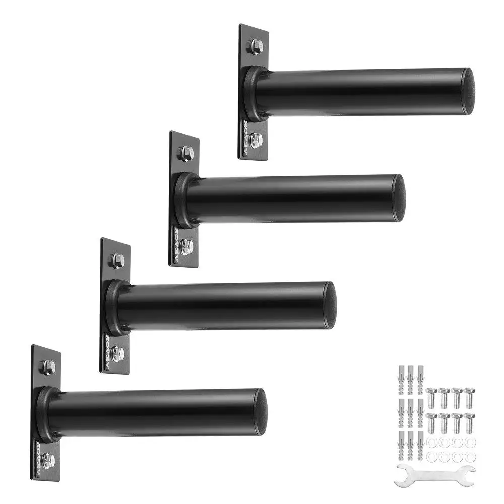 

Wall Mounted Weight Holder Home Gym Weight Storage Rack 4 Pack 2 inch