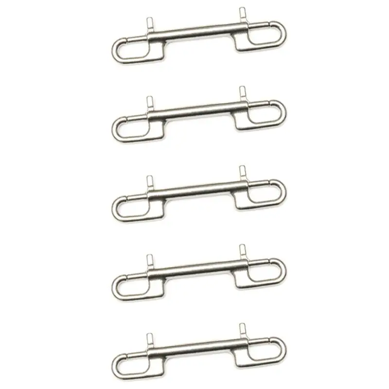 HOES-5X Diving Hook Stainless Steel Double Ended Bolt Snap Hook For Scuba Diving Pet Leash Camera Strap Keychain Hammock