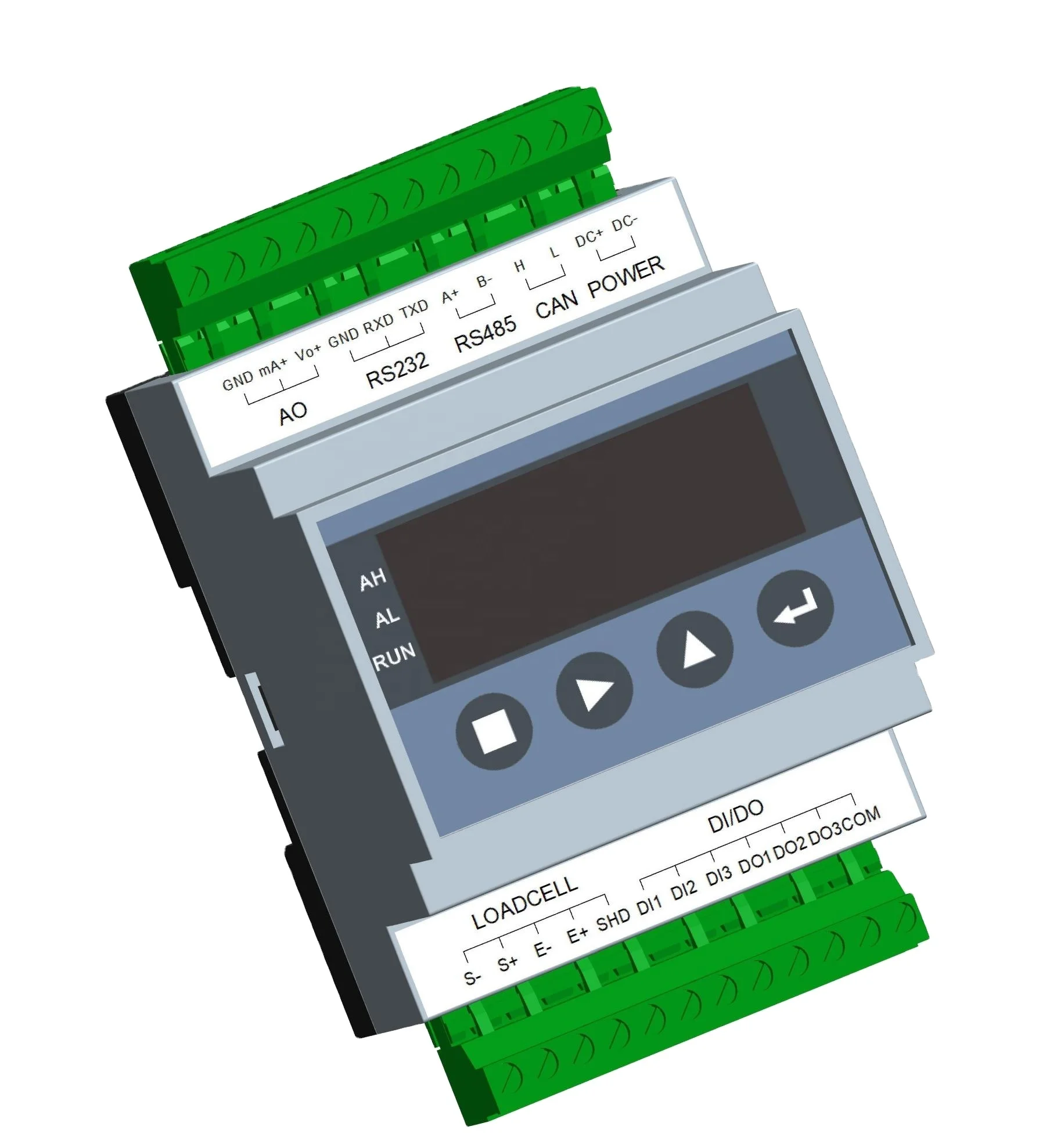 

Усилитель нагрузки рельсового типа RS485 Modbus RTU