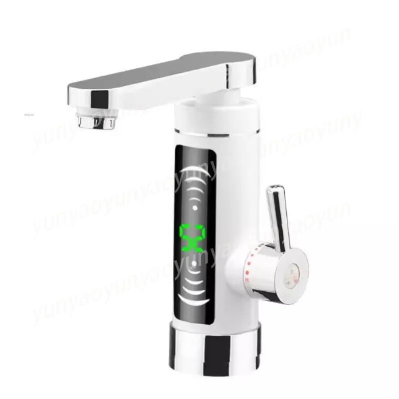 

Проточный электрический водонагреватель-кран 2025, быстрый нагрев для кухни и ванной, регулируемая температура с защитой от перегрева