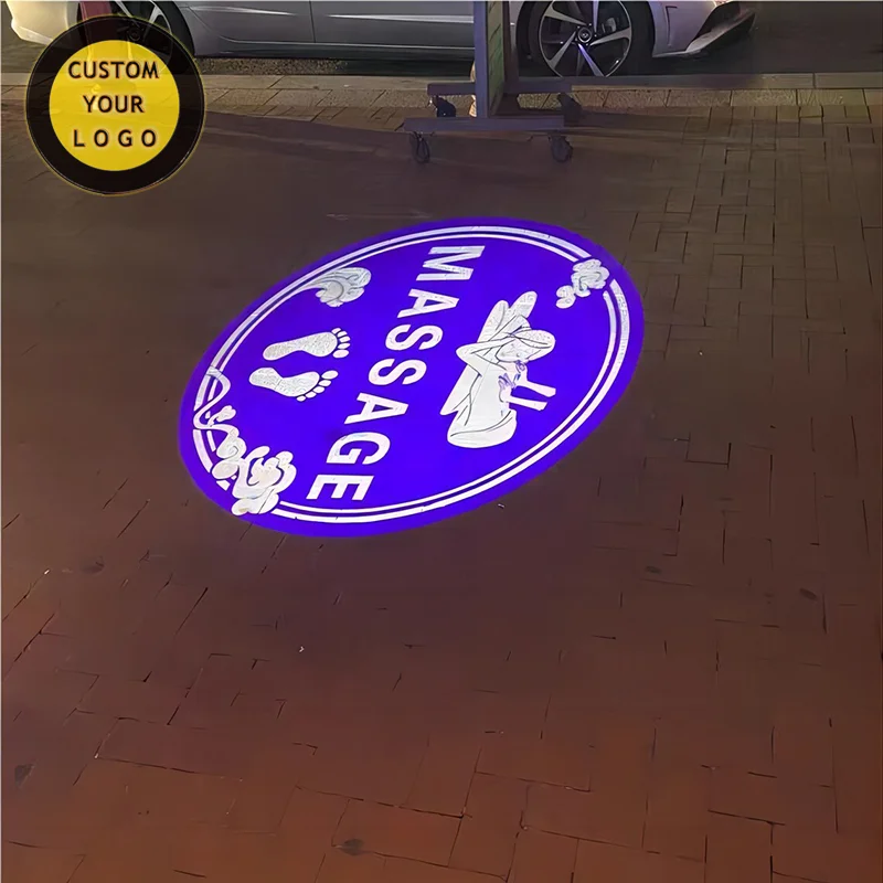 

Outdoor Waterproof Advertising Gobo Projector Light Ip65 Customize Logo Projector Floor Lamp