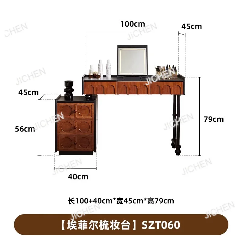 طاولة مكياج فاخرة فاخرة من تأثيث المنزل من Lin's، خزانة دلو مدمجة لغرفة النوم الرئيسية، حديثة #6