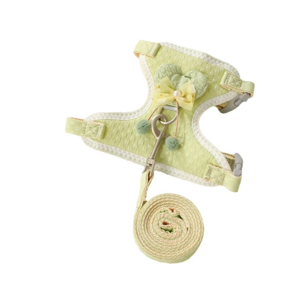 

Fashion Breathable Pet Vest Harness Escape Proof Anti breakaway Dog Harness Vest Lightweight Adjustable Pet Leash Set Dogs