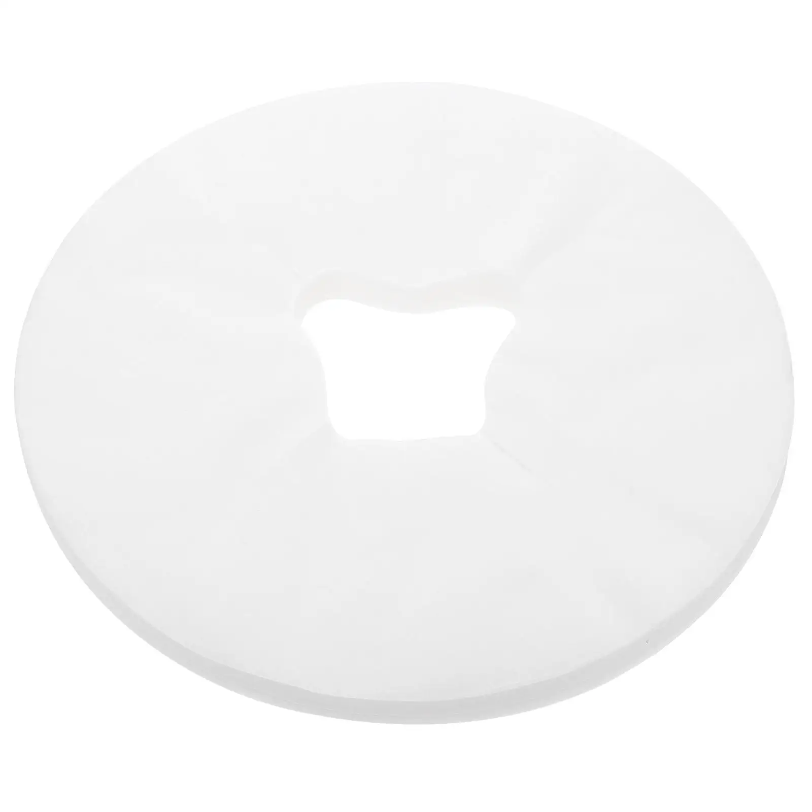 

100 шт. одноразовые листы для массажного стола, нетканые мягкие коврики для подушек с отверстиями для лица, коврики для спа-салонов, косметические магазины, массажные инструменты, аксессуары