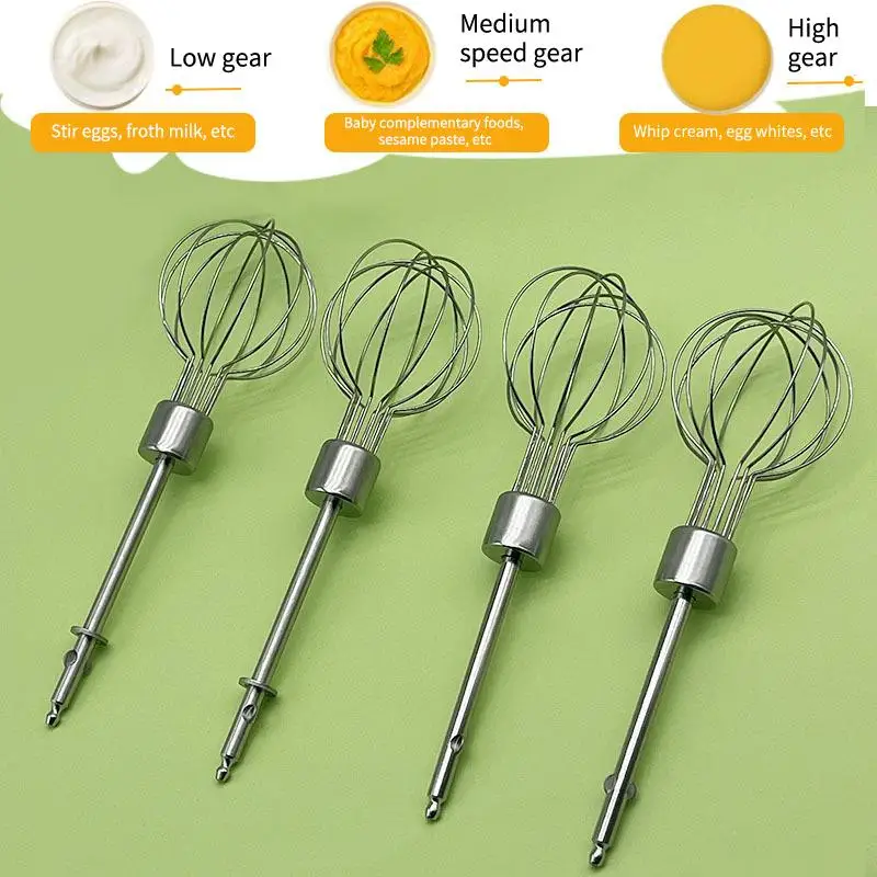 1pcs Portable Electric Whisk Replacement Head Kitchen Baking Mixing Tools Lantern-shaped Handheld Egg Beaters