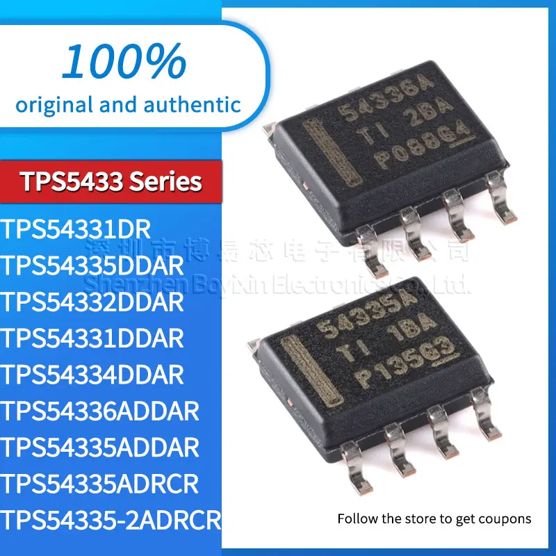 

New TPS54331DR TPS54331DDAR TPS54332DDAR TPS54335DDAR TPS54335ADRCR TPS54335ADDAR TPS54336ADDAR TPS54335-2ADRCR TPS54334DDAR