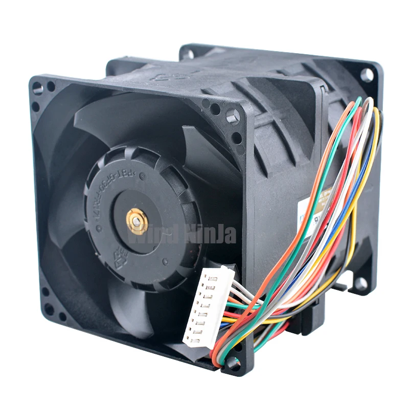 DFPA0880B8U 8cm 80mm fan 80x80x80mm DC48V 1.56A 12000rpm High speed dual motor cooling fan for server cabinets