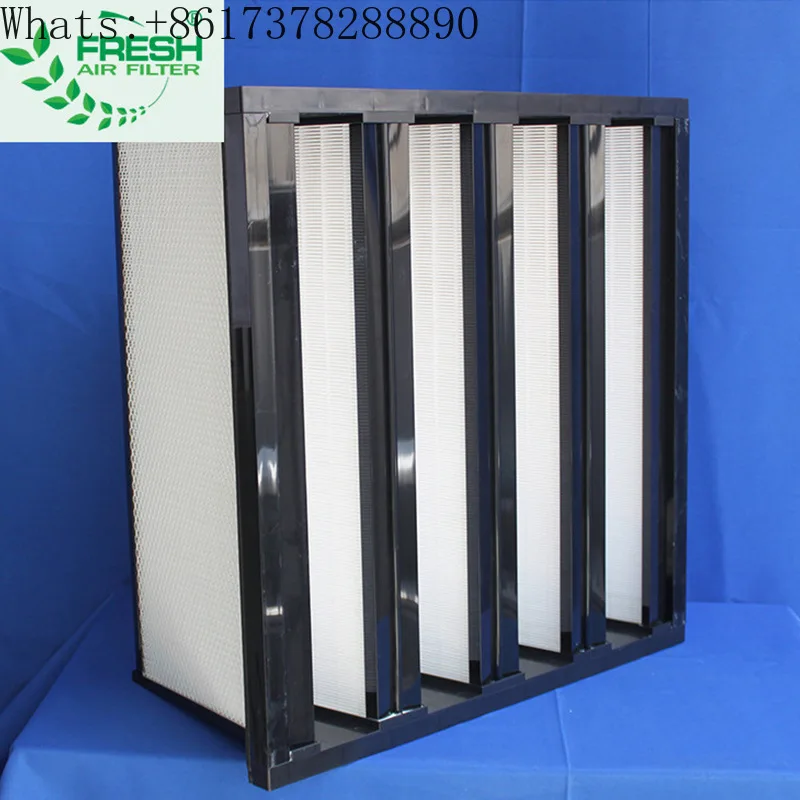 

Large air volume V type W type combined large air volume precision fiber air high-efficiency filter