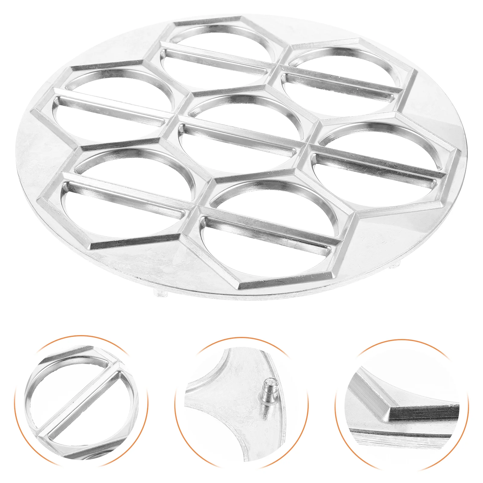 Dumpling Mold 14-holes Maker Convenient Kitchen Supply Metal Multi-hole Tool