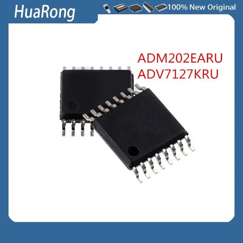 5PCS/LOT     ADM202EARU   ADM202E    ADV7127KRU    ADV7127      TSSOP16