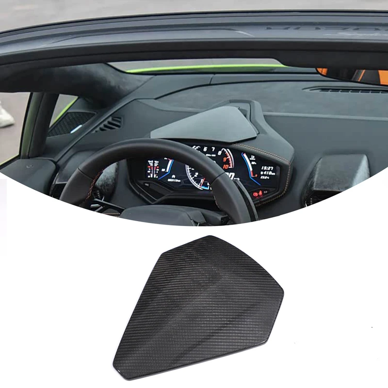 For Lamborghini Hurricane 580 2014-2021 Real Carbon Fiber Car Display Decorative Cover Sticker Car Protection Accessories