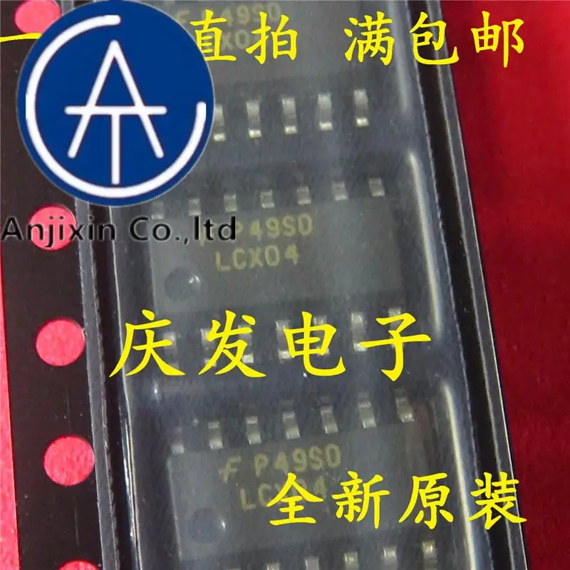 

10 шт. 100% оригинал, новый, в наличии 74LCX04MX 74LCX04M LCX04 SOP-14