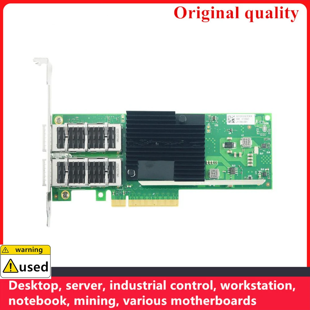 XL710-QDA2-QSFP+ 40G Dual Port PCIe3.0 X8 Network Card with For Intel X710BM2/AM2 Chipet