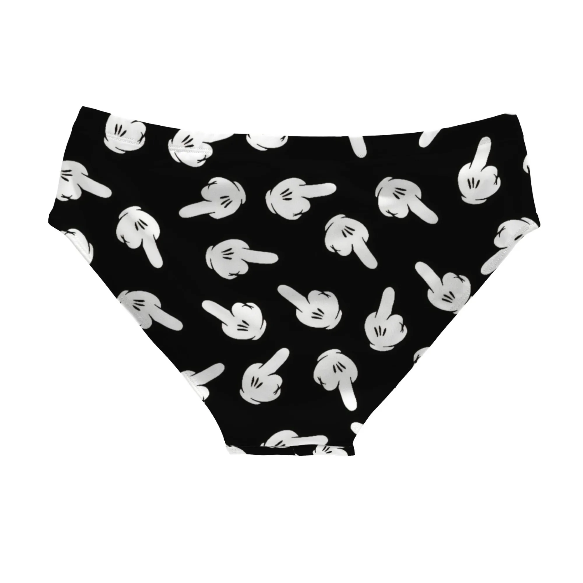 Gloves Middle Finger Swim Trunks Elastic Soft Skin-friendly Men's Triangle Trunks Beach Carnival Swimming Bathing Edgy Swimsuit