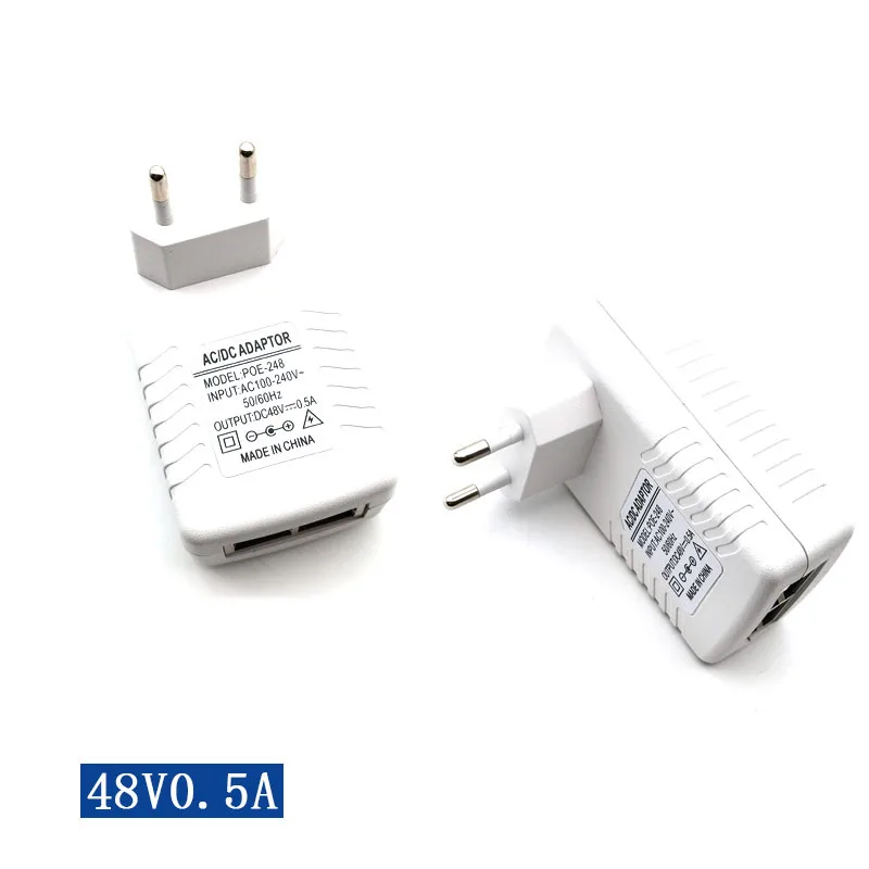 

Белый источник питания POE 48V0.5A24V1A12V2A15V, беспроводной модуль питания с мостом точки доступа