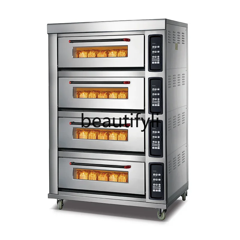 

Electric Oven Large Four-layer 8/12/16 Tray Bread Oven Baking Equipment Oven Commercial Use