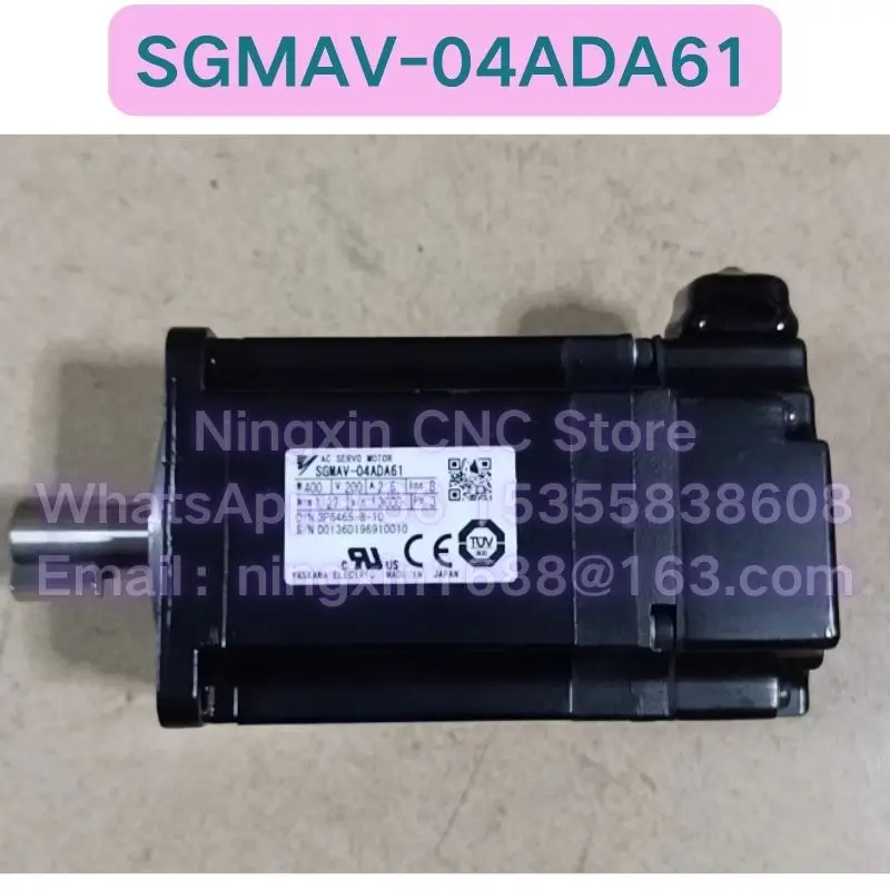 Second-hand SGMAV-04ADA61 servo motor Functional test OK Fast delivery