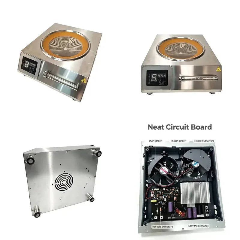 for  3500W High Permance Electric Ceramic Stove Flexible Firepower Adjustment Oil Resistant Panel Household Cooking Stove